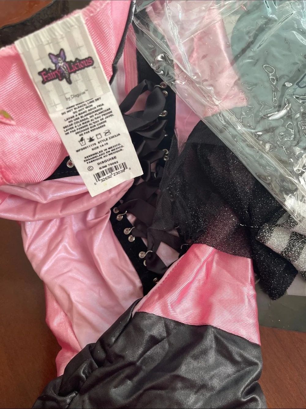 Disguise Graveyard Fairy Costume — Pink & Black - Picture 4 of 4